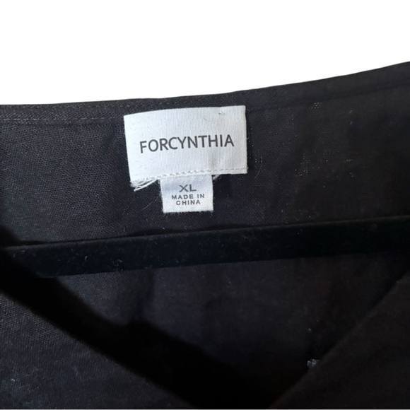 Forcynthia Embroidered Black Dress Size Extra Large (XL) - Picture 7 of 7